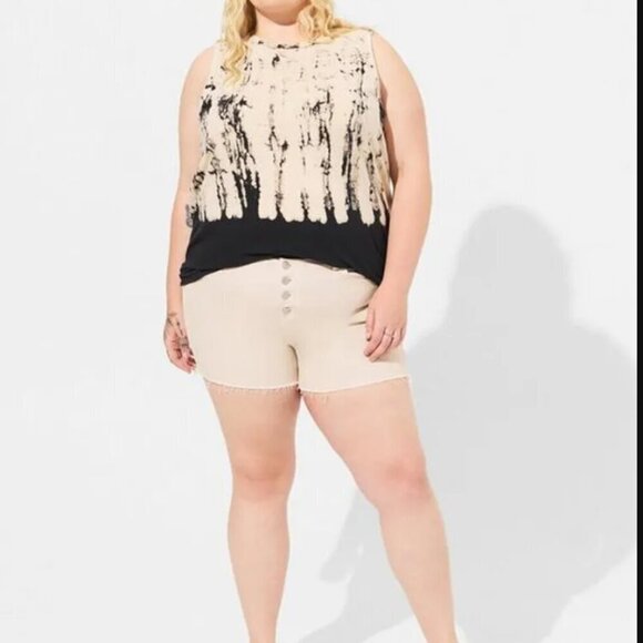 Torrid Vintage Cotton Jersey Crew Neck Slash Back Tank 2x NWT NEW - Picture 3 of 10